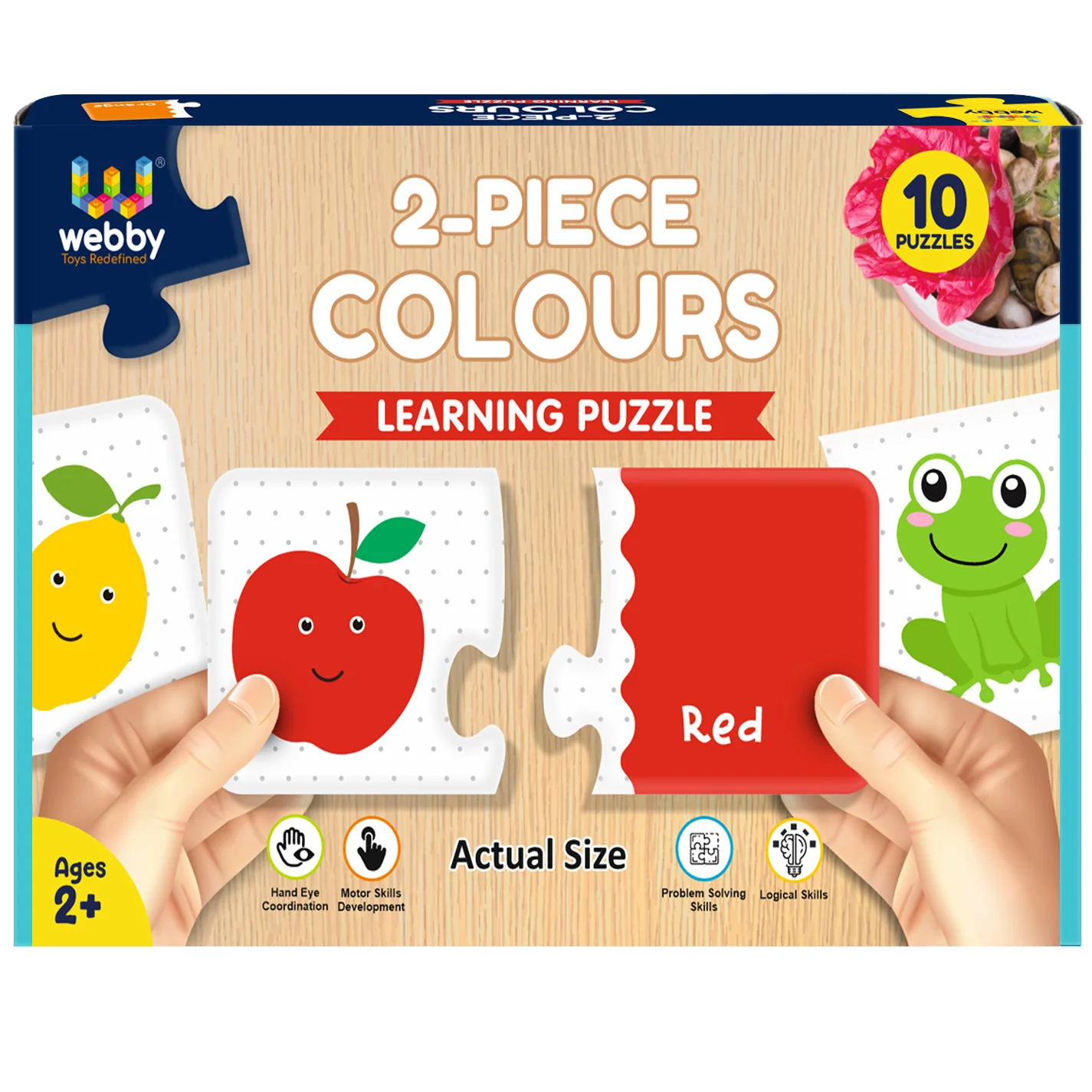 Picture of Webby Colors 2 Pieces Learning Pack Jigsaw Puzzle For Kids