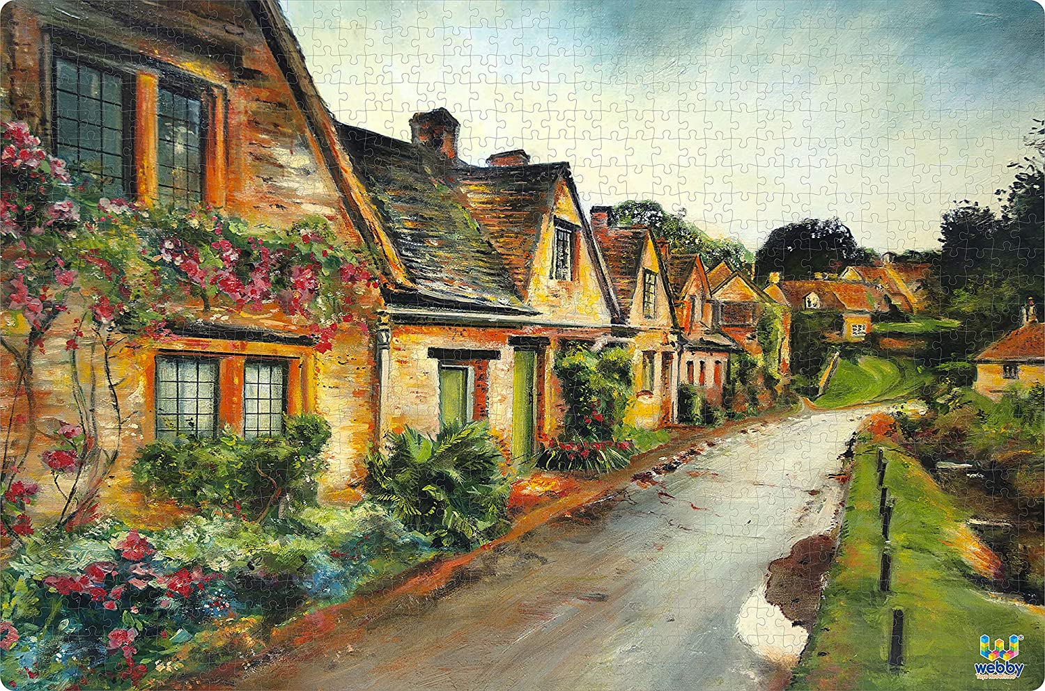 Show details for Webby Wooden Mediterranean Village Jigsaw Puzzle - 1000 Pieces Picture of Webby Wooden Mediterranean Village Jigsaw Puzzle - 1000 Pieces