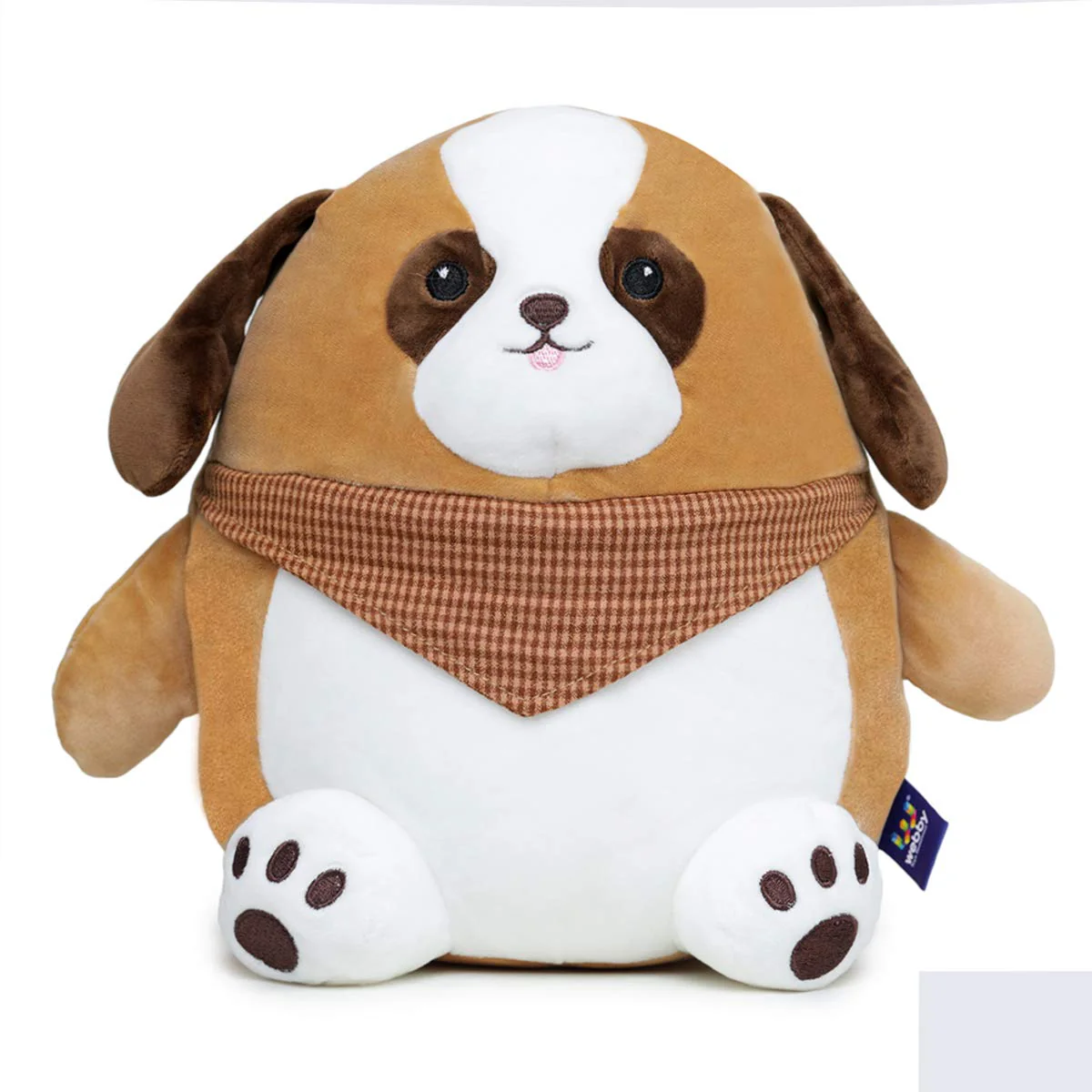 Show details for Webby Soft Animal Plush Dog Toy - Brown  - 30 CM Picture of Webby Soft Animal Plush Dog Toy - Brown  - 30 CM