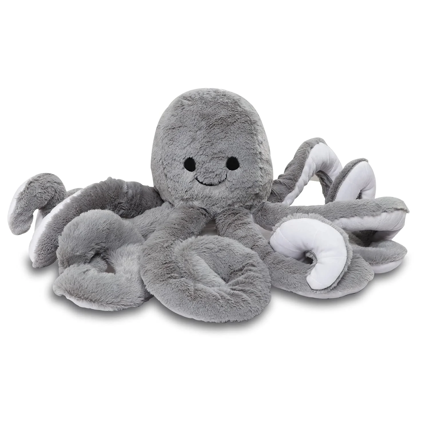 Picture of Webby Giant Realistic Stuffed Octopus Animals Soft Plush Toy- Grey