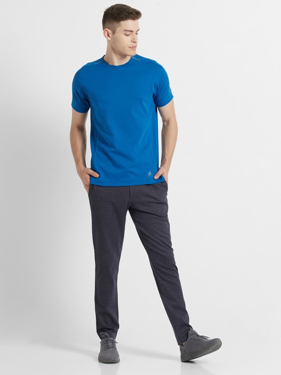 Picture of JOCKEY Move Blue T-Shirt For Men