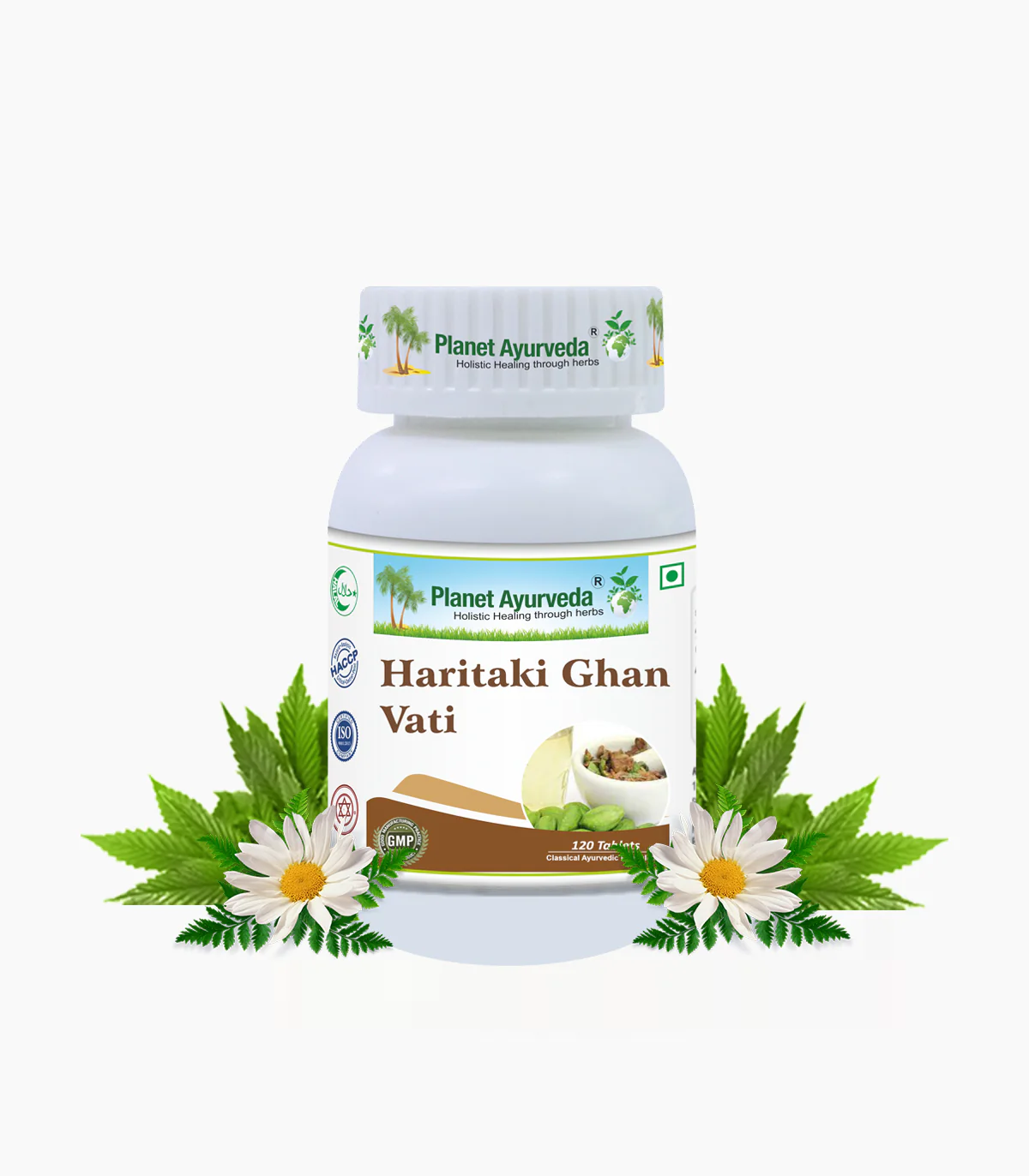 Picture of Planet Ayurveda Haritaki Ghan Vati - 120 Tabs