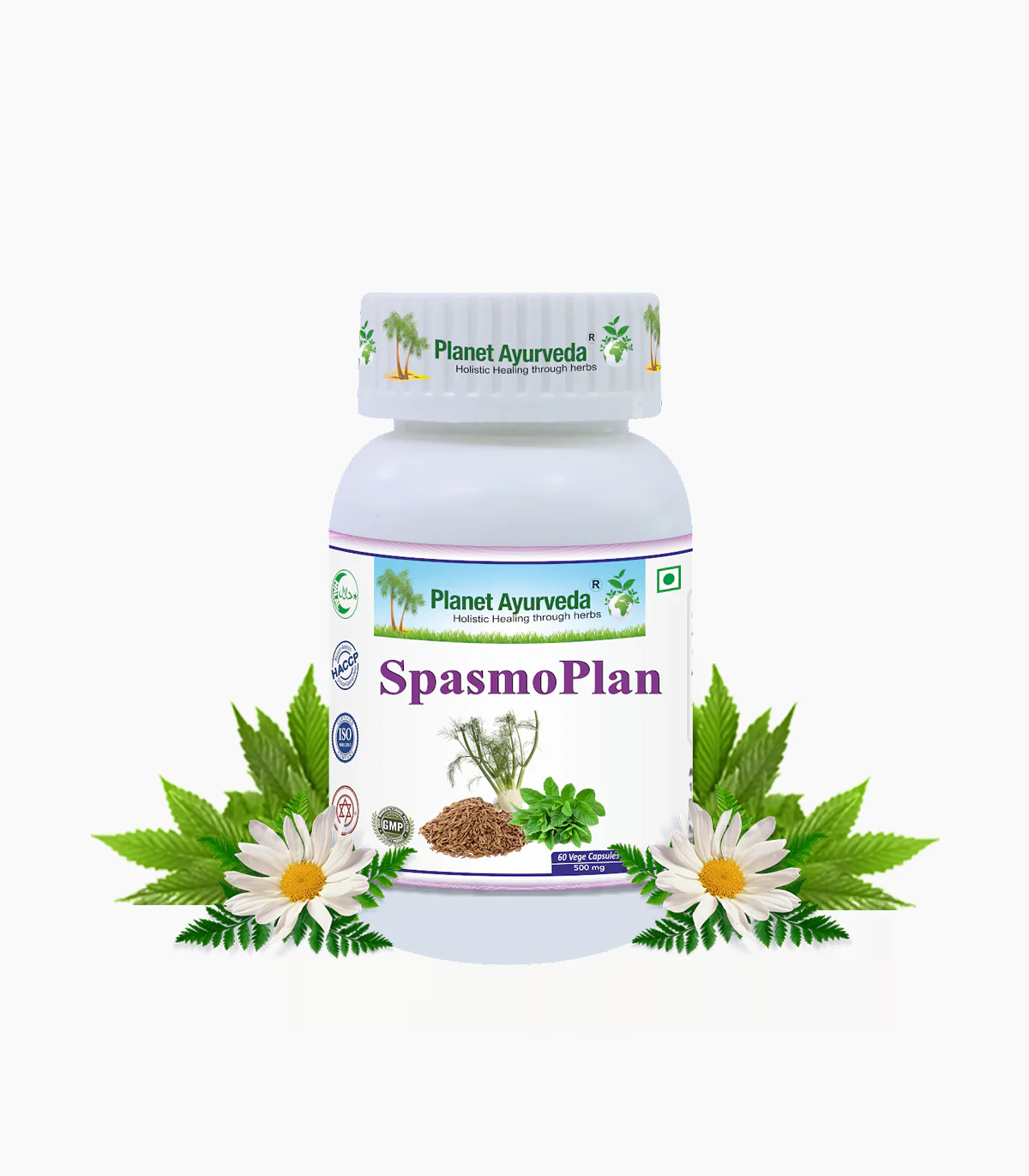 Picture of Planet Ayurveda Spasmoplan Capsules - 60 Veg Caps