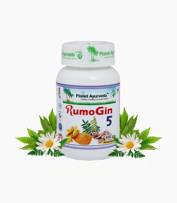 Show details for Planet Ayurveda Rumogin 5 Capsules - 60 Veg Caps Picture of Planet Ayurveda Rumogin 5 Capsules - 60 Veg Caps