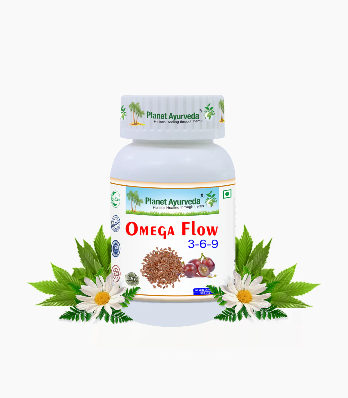 Picture of Planet Ayurveda Omega Flow 3-6-9 Capsules - 60 Veg Caps