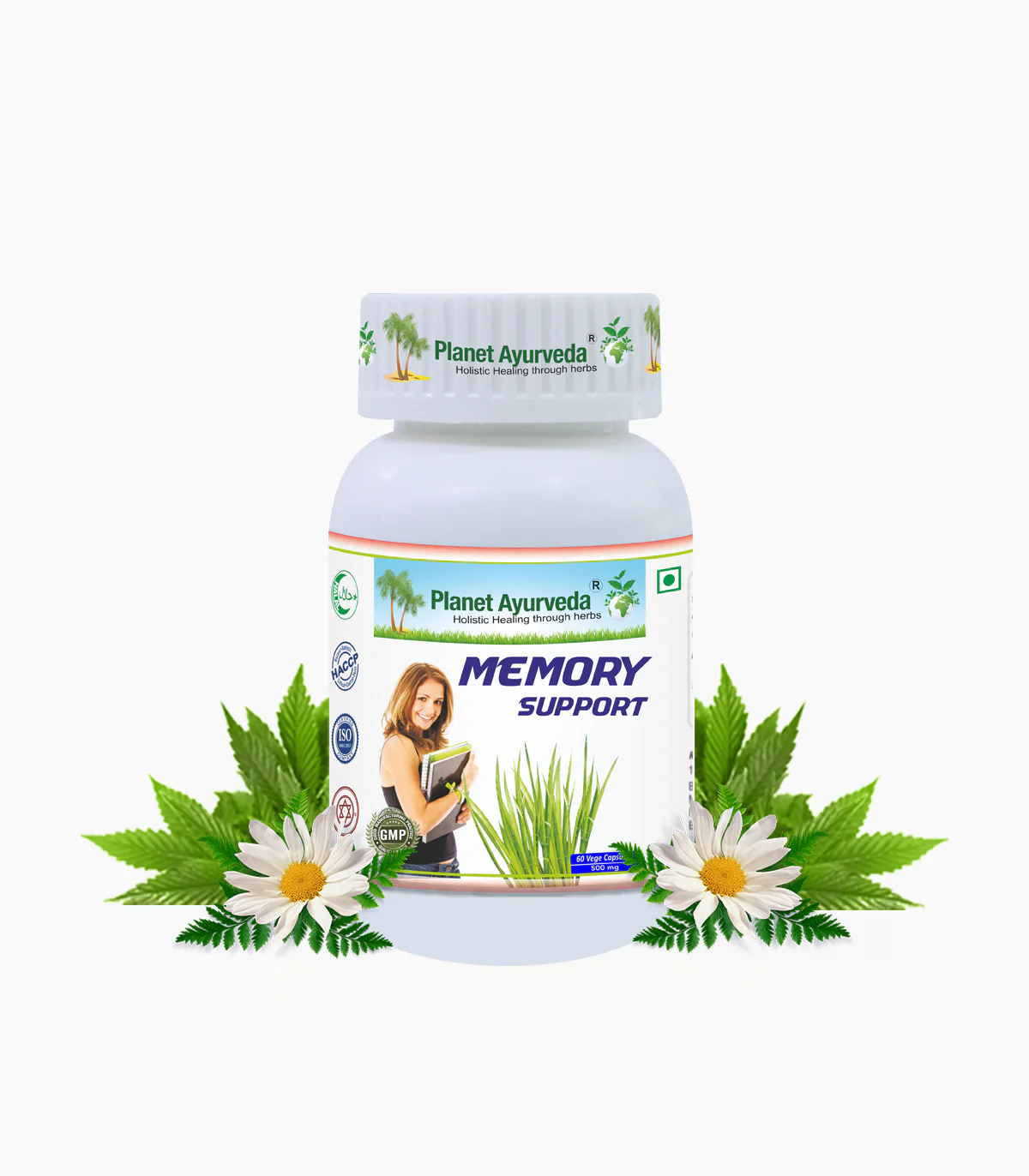 Picture of Planet Ayurveda Memory Support Capsules - 60 Veg Caps