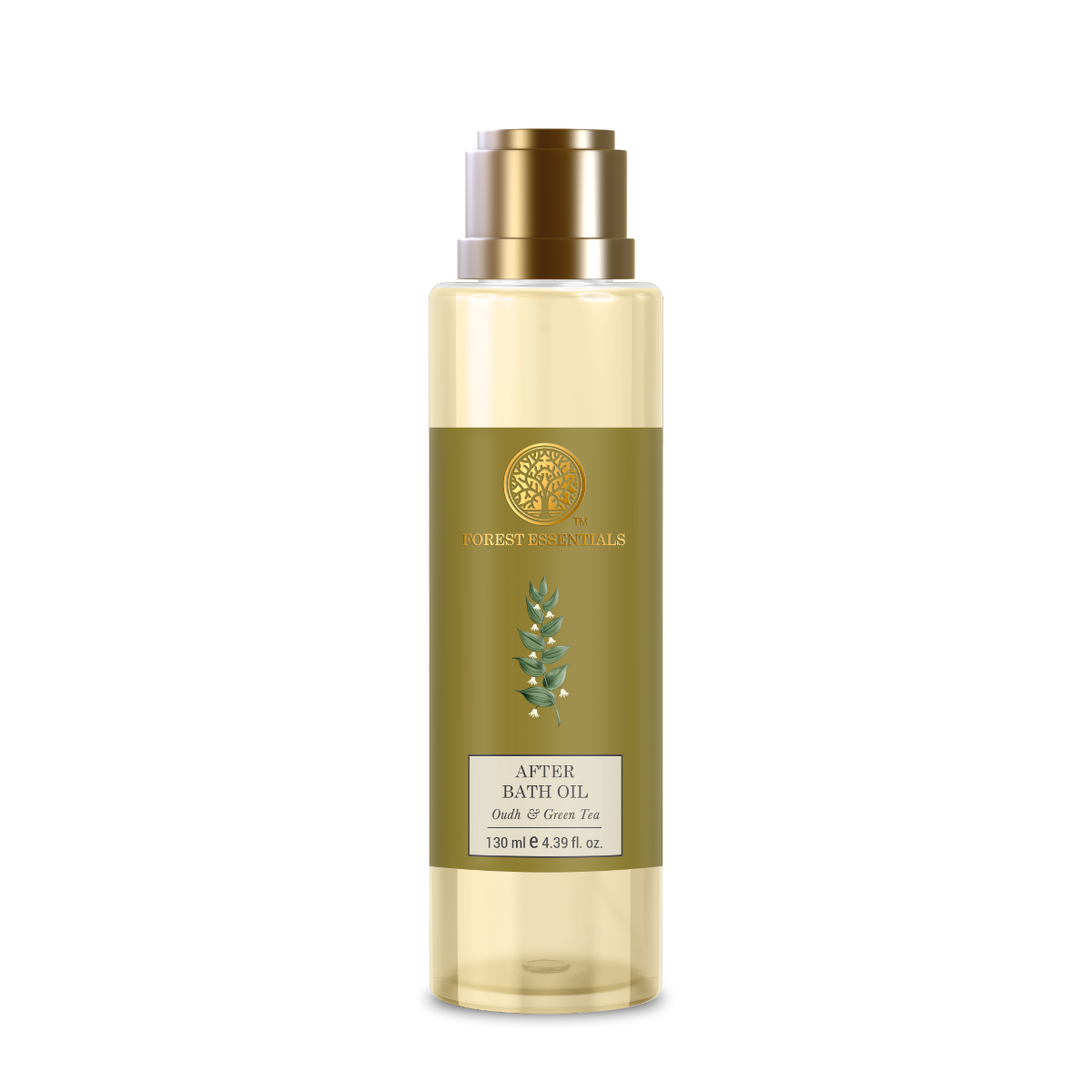 Picture of Forest Essentials After Bath Oil Oudh & Green Tea - 130 ML