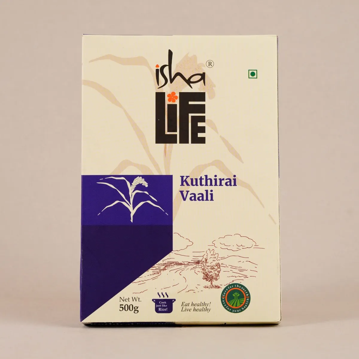 Picture of Isha Life Kuthiraivali (Barnyard Millet / Sama Rice for Fasting), 500 gm.