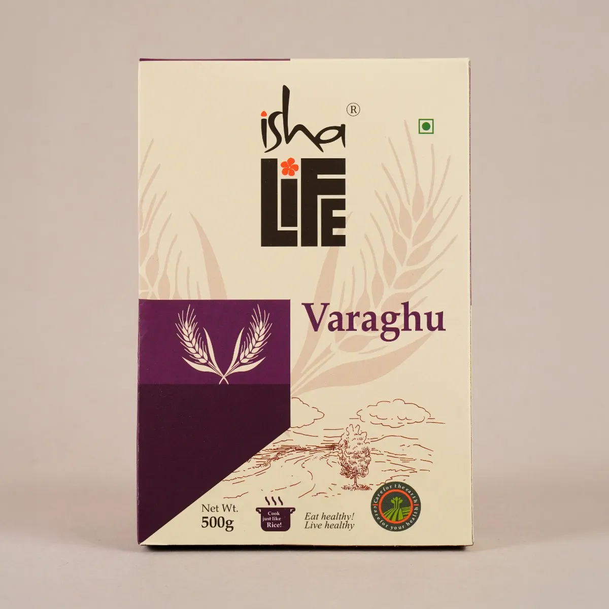 Picture of Isha Life Varaghu (Kodo Millet / Kodra), 500 gms.