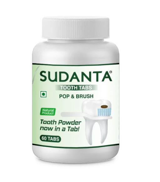 Show details for Sri Sri Tattva Sudanta Tooth Tabs - 60 Tabs Picture of Sri Sri Tattva Sudanta Tooth Tabs - 60 Tabs