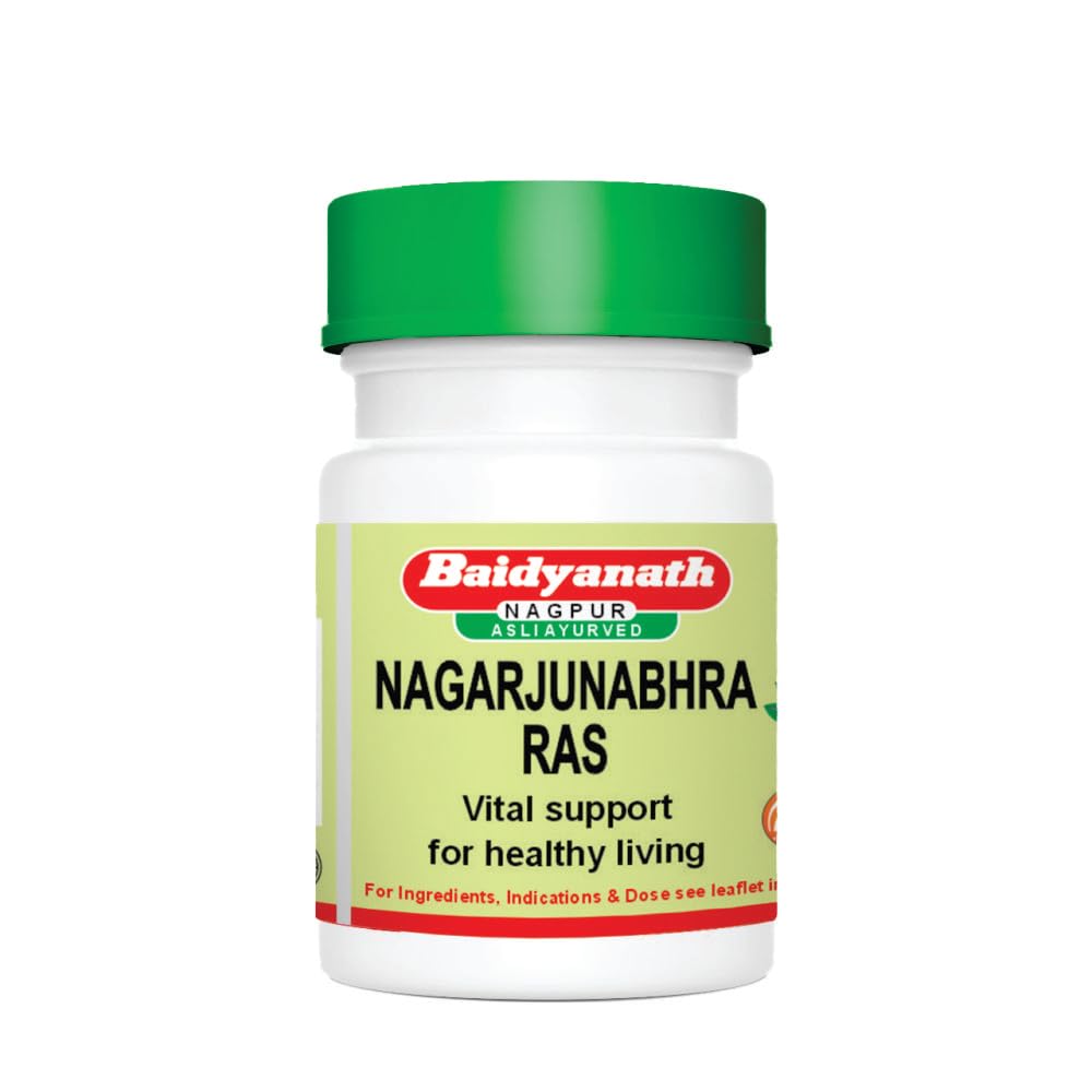 Show details for Baidyanath Nagarjunabhra Ras - 40 Tab Picture of Baidyanath Nagarjunabhra Ras - 40 Tab