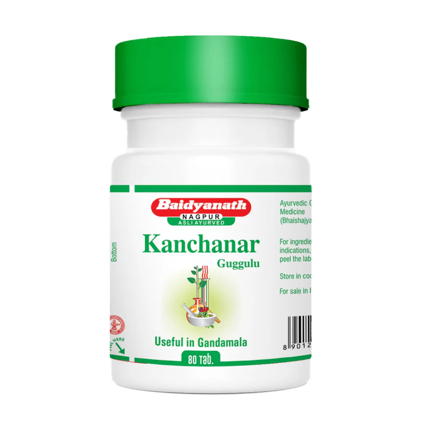 Show details for Baidyanath Kanchanar Guggulu Tabs - 80 Tabs Picture of Baidyanath Kanchanar Guggulu Tabs - 80 Tabs