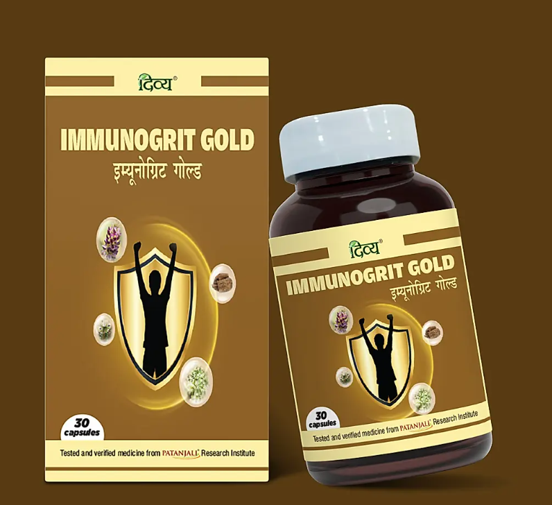 Show details for Patanjali Divya Immunogrit Gold - 30 Capsules Picture of Patanjali Divya Immunogrit Gold - 30 Capsules