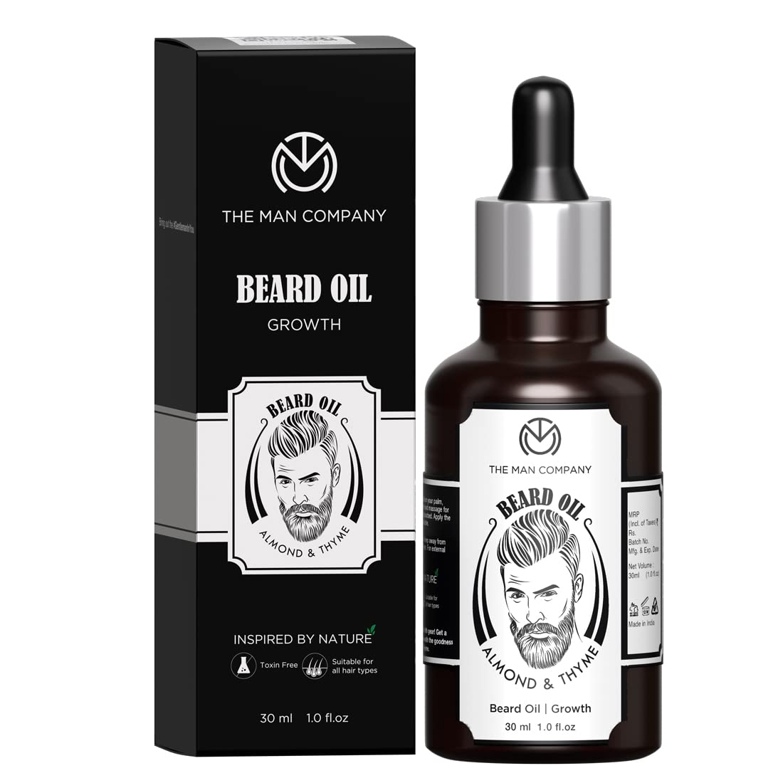 Show details for The Man Company Beard Oil - 30 ML Picture of The Man Company Beard Oil - 30 ML