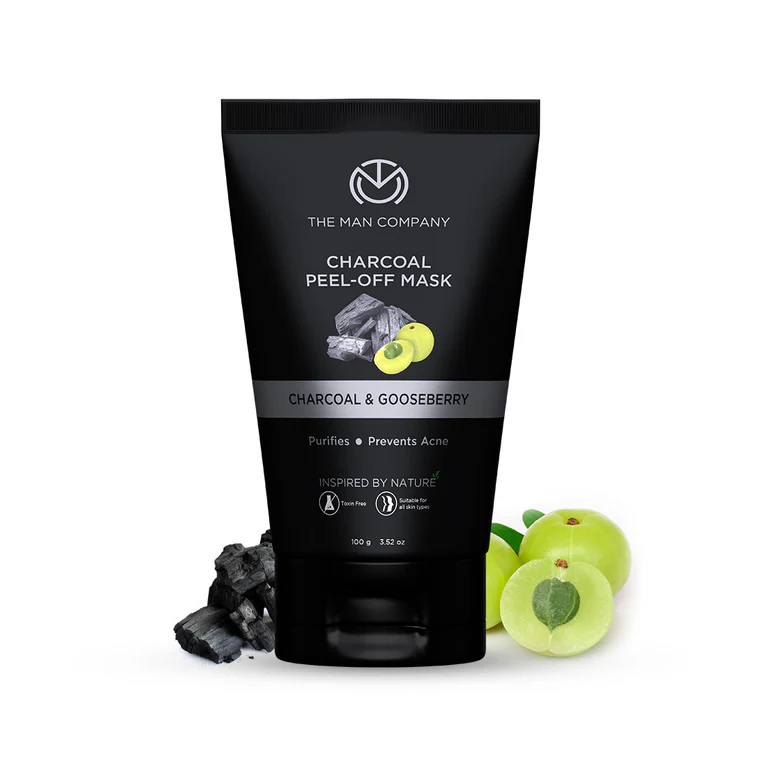 Show details for The Man Company Charcoal Peel Off Mask - 100 GM Picture of The Man Company Charcoal Peel Off Mask - 100 GM