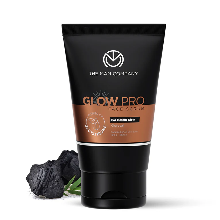 Show details for The Man Company Glow Pro Face Scrub For Skin Brightening - 100 ML Picture of The Man Company Glow Pro Face Scrub For Skin Brightening - 100 ML