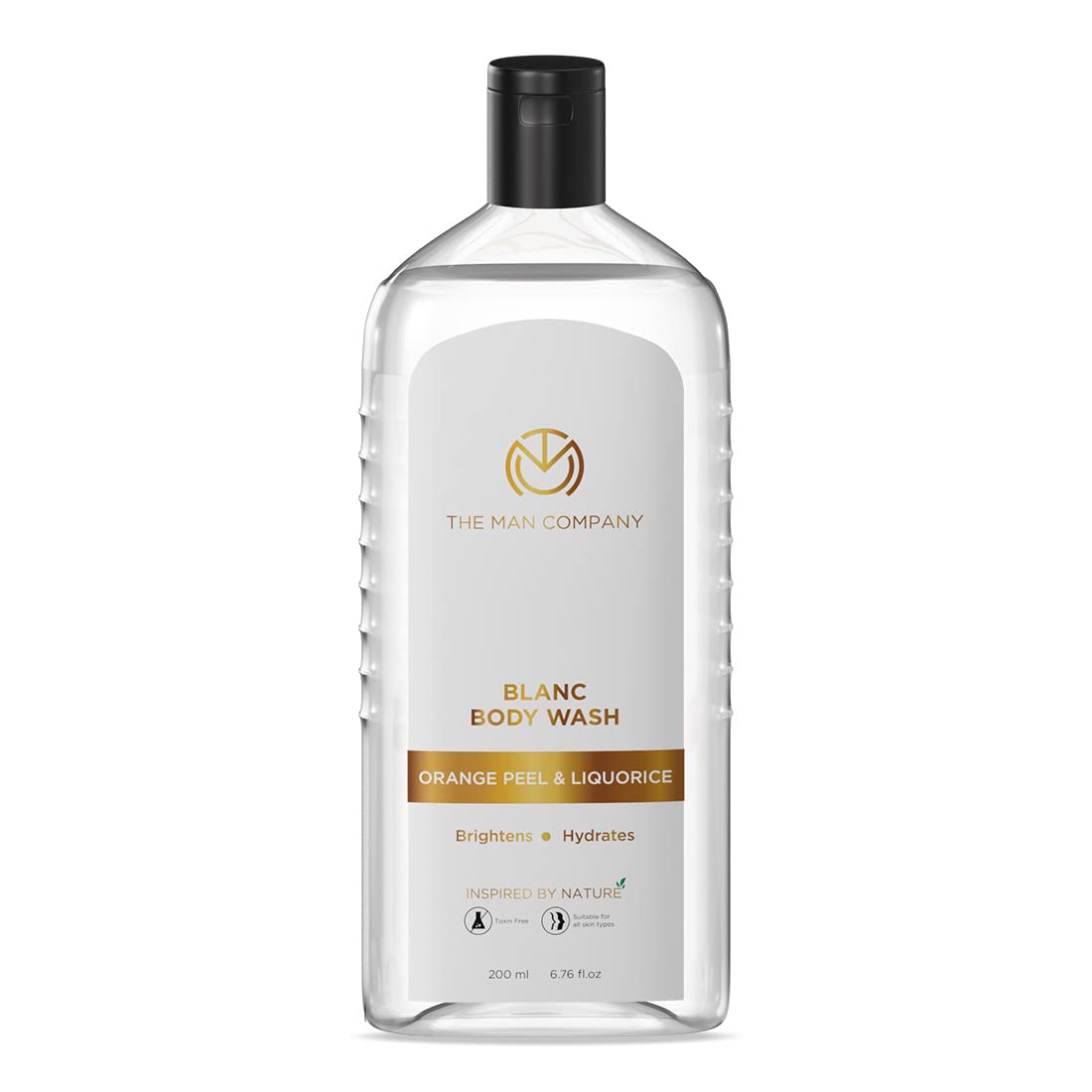 Show details for The Man Company Blanc Perfumed Body Wash For Men With Orange Peel & Liquorice - 200 ML Picture of The Man Company Blanc Perfumed Body Wash For Men With Orange Peel & Liquorice - 200 ML