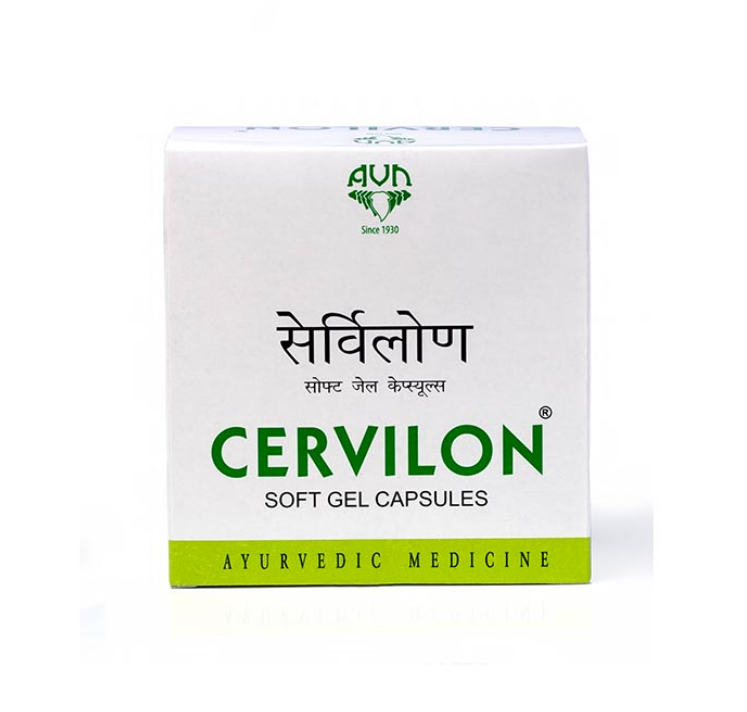 Show details for Avn Ayurveda Cervilon Soft Gel Capsules - 120 Caps Picture of Avn Ayurveda Cervilon Soft Gel Capsules - 120 Caps