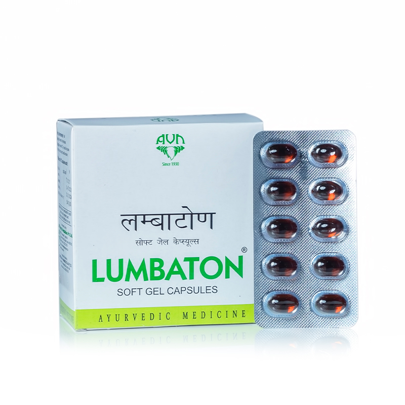 Show details for Avn Ayurveda Lumbaton Soft Gel Capsules - 120 Caps Picture of Avn Ayurveda Lumbaton Soft Gel Capsules - 120 Caps