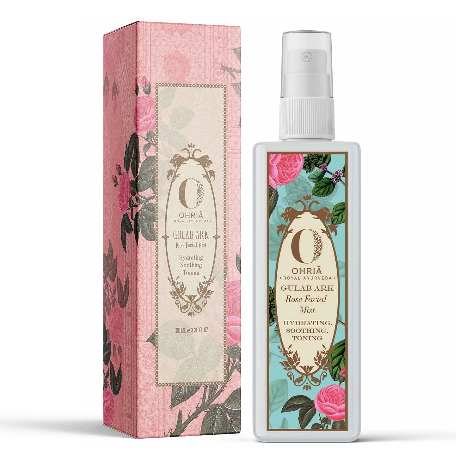 Show details for Ohria Ayurveda Rose Facial Mist - 100 ML Picture of Ohria Ayurveda Rose Facial Mist - 100 ML