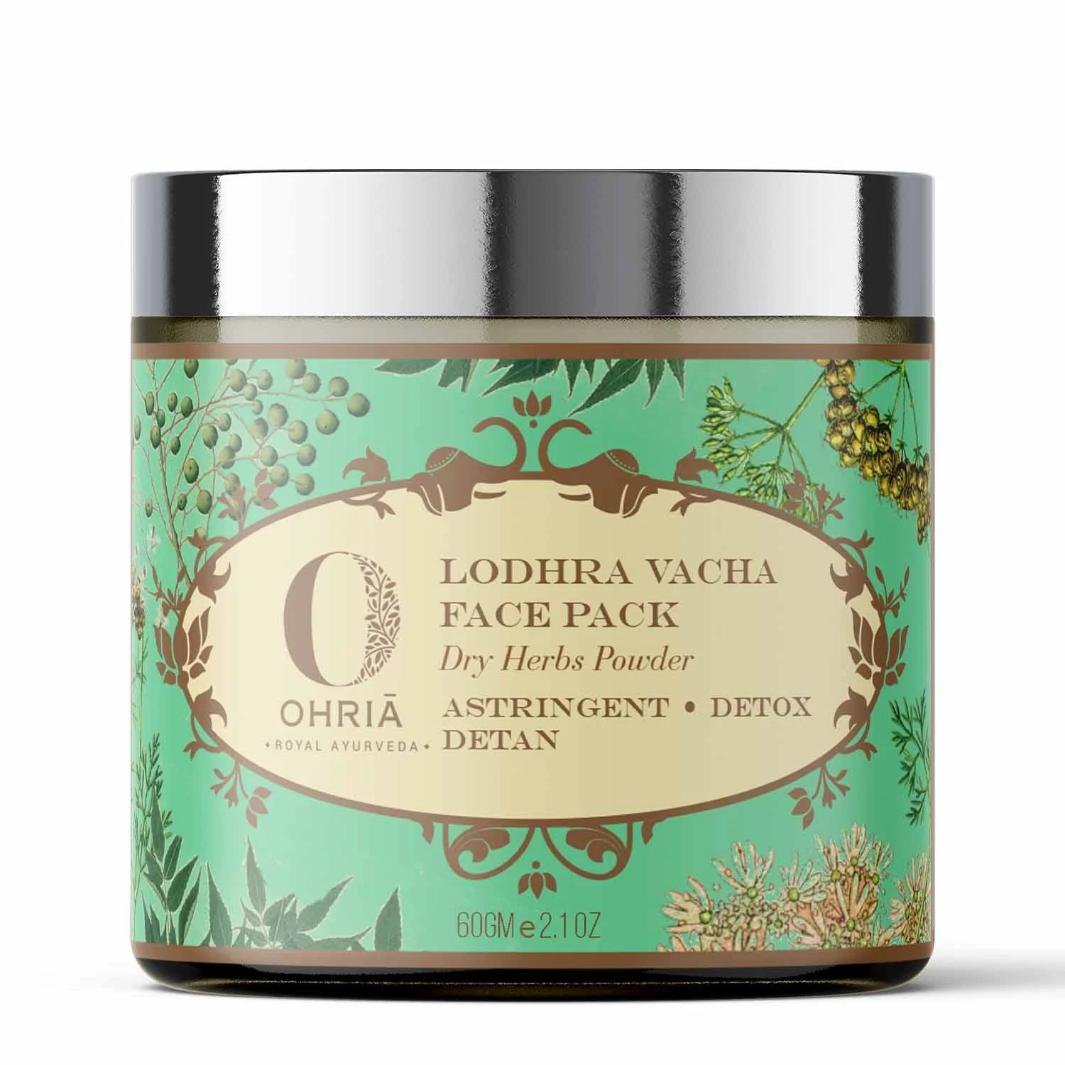 Show details for Ohria Ayurveda Lodhra Vacha Face Pack - 60 GM Picture of Ohria Ayurveda Lodhra Vacha Face Pack - 60 GM