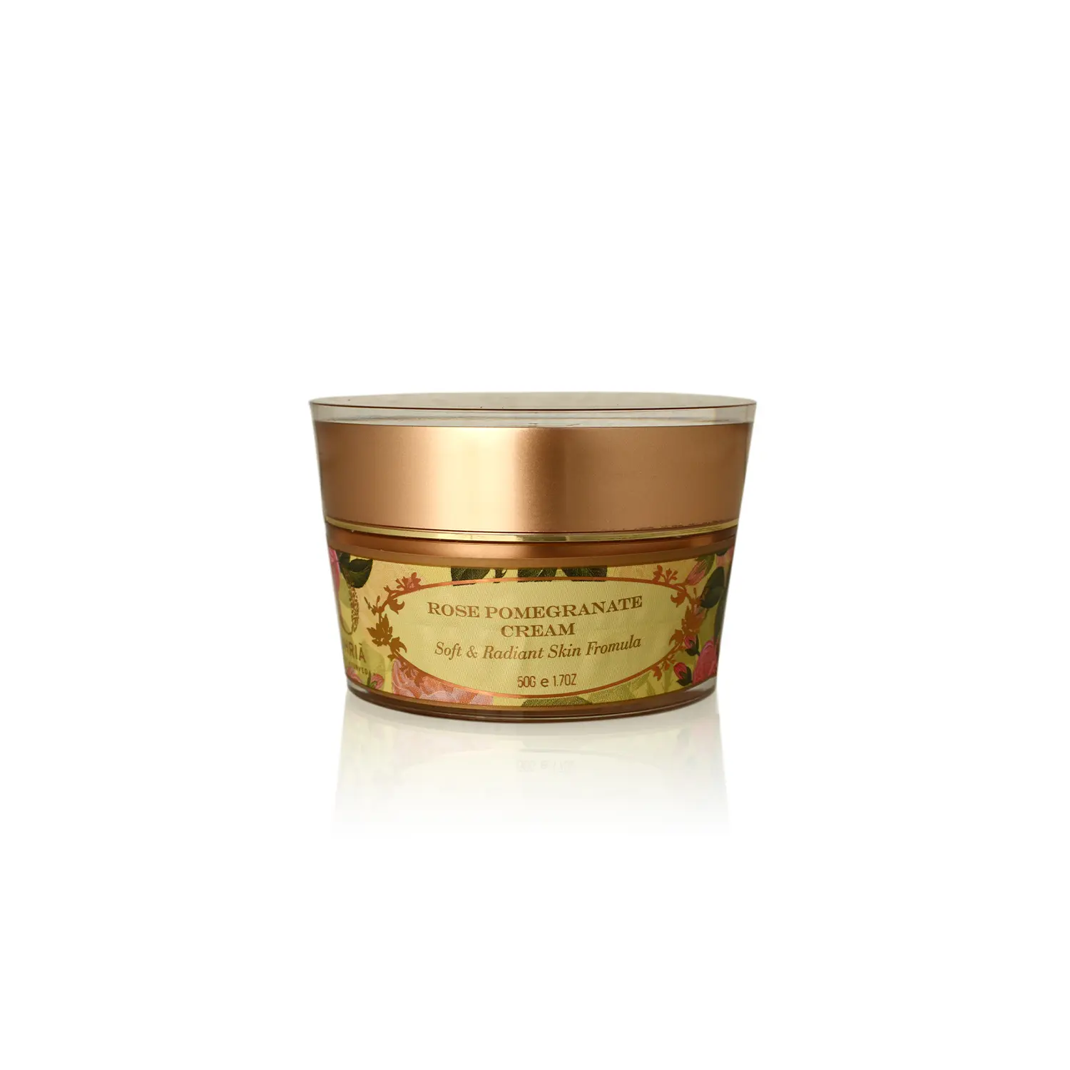 Show details for Ohria Ayurveda Rose & Pomegranate Cream - 50 GM Picture of Ohria Ayurveda Rose & Pomegranate Cream - 50 GM