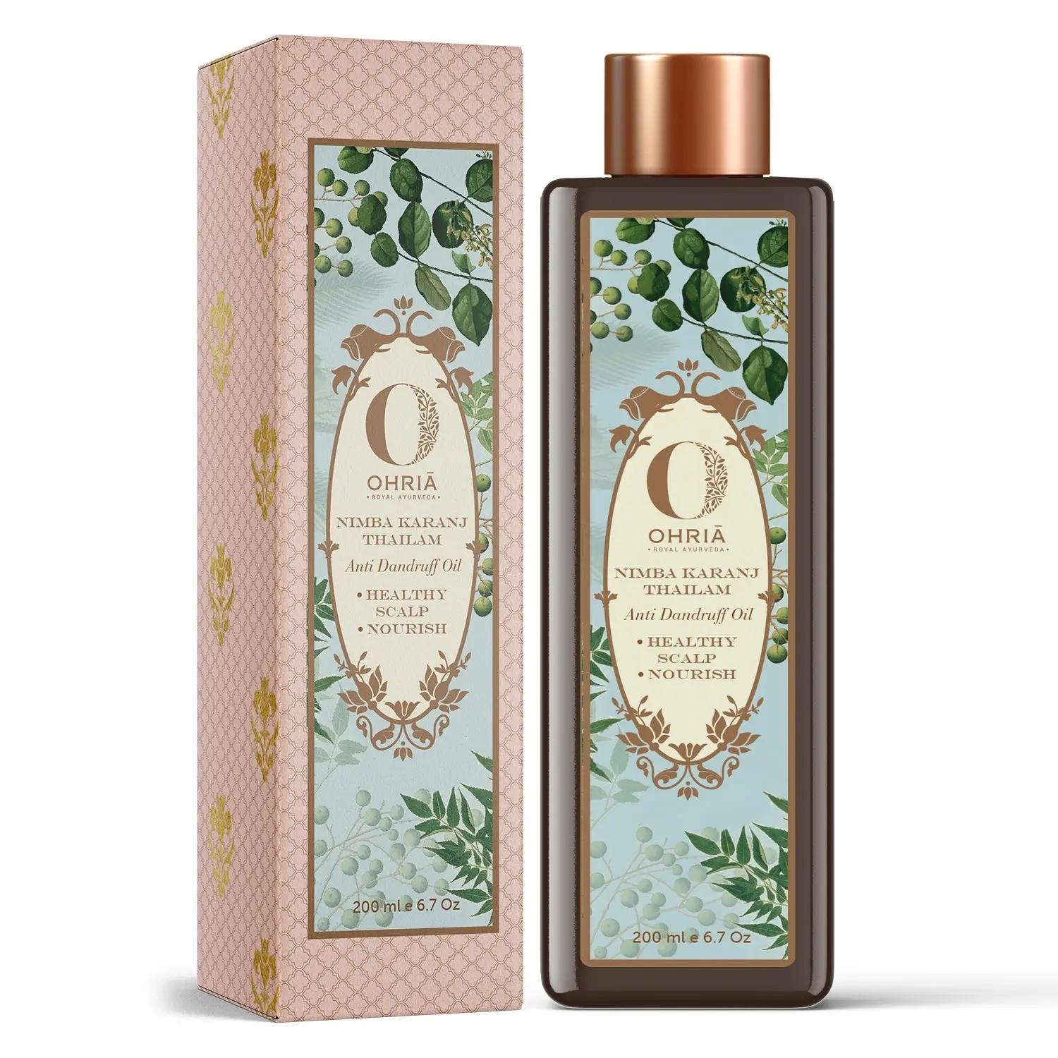 Show details for Ohria Ayurveda Nimba Karanj Thailam (Anti Dandruff Oil) - 200 ML Picture of Ohria Ayurveda Nimba Karanj Thailam (Anti Dandruff Oil) - 200 ML