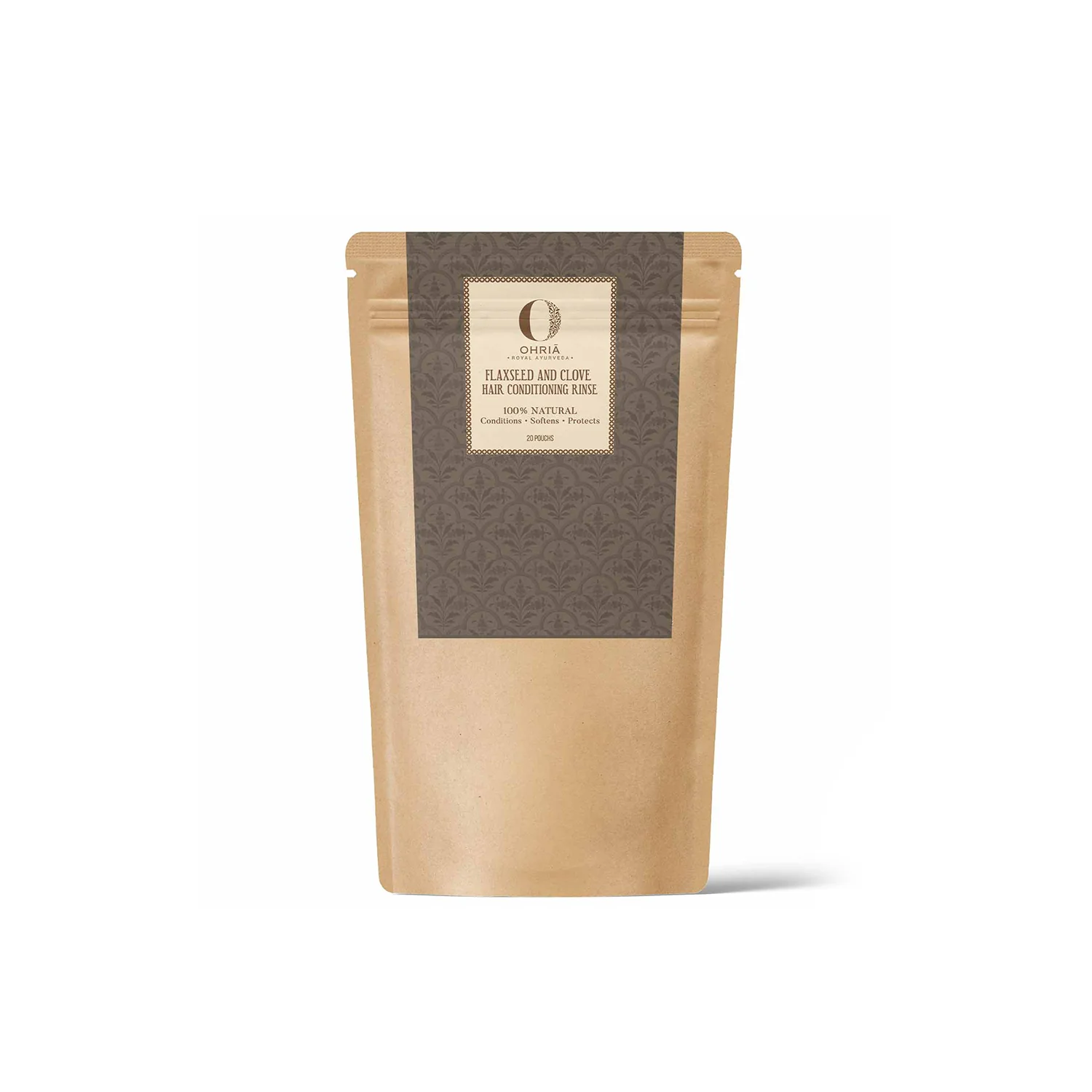 Show details for Ohria Ayurveda Flaxseed & Clove Hair Conditioning Rinse - 20 Pouches Picture of Ohria Ayurveda Flaxseed & Clove Hair Conditioning Rinse - 20 Pouches