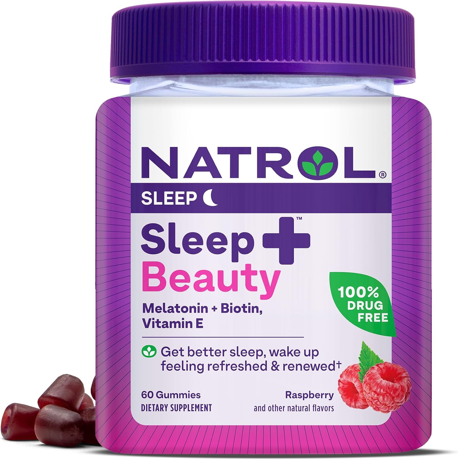 Show details for Natrol Sleep Beauty - 60 Raspberry Flavored Gummies Picture of Natrol Sleep Beauty - 60 Raspberry Flavored Gummies