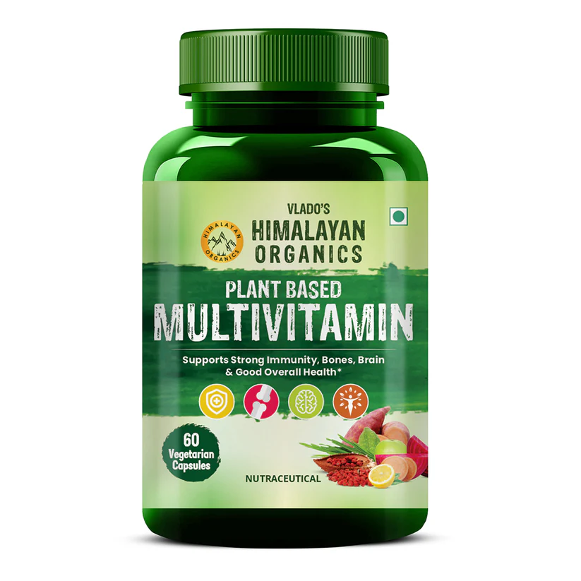 Picture of Vlado's Himalayan Organics Plant Based Multivitamin Capsules - 60 Veg Caps