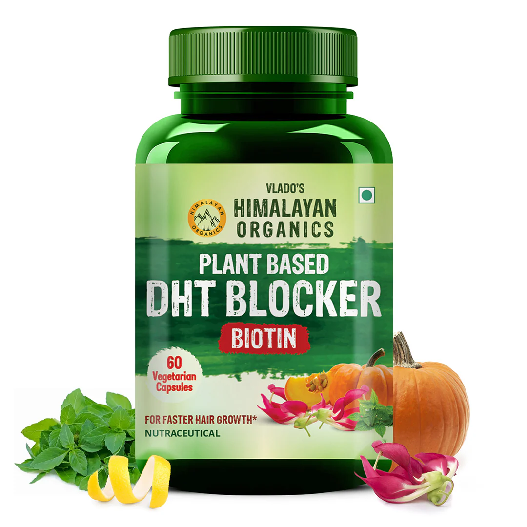Picture of Vlado's Himalayan Organics Plant Based DHT Blocker Vegetarian Capsules - 60 Veg Caps