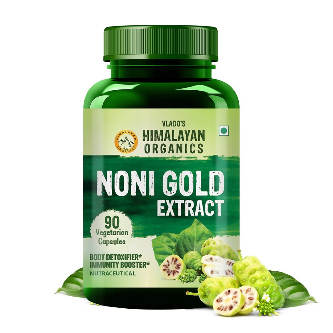 Picture of Vlado's Himalayan Organics Noni Gold Extract Vegetarian Capsules - 90 Veg Caps