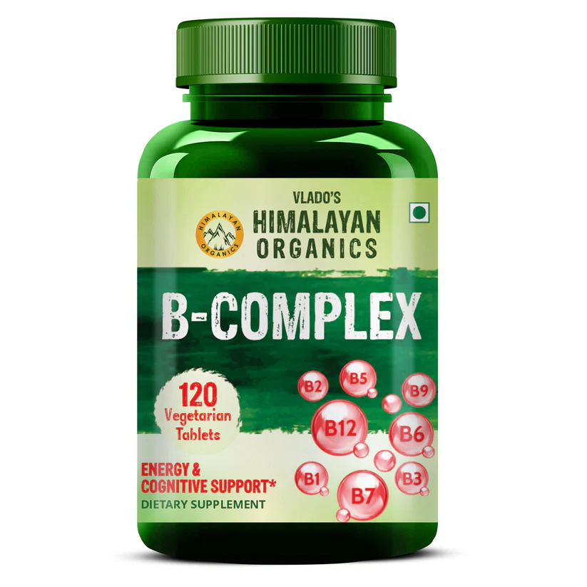 Picture of Vlado's Himalayan Organics B- Complex Tablets - 120 Veg Tabs