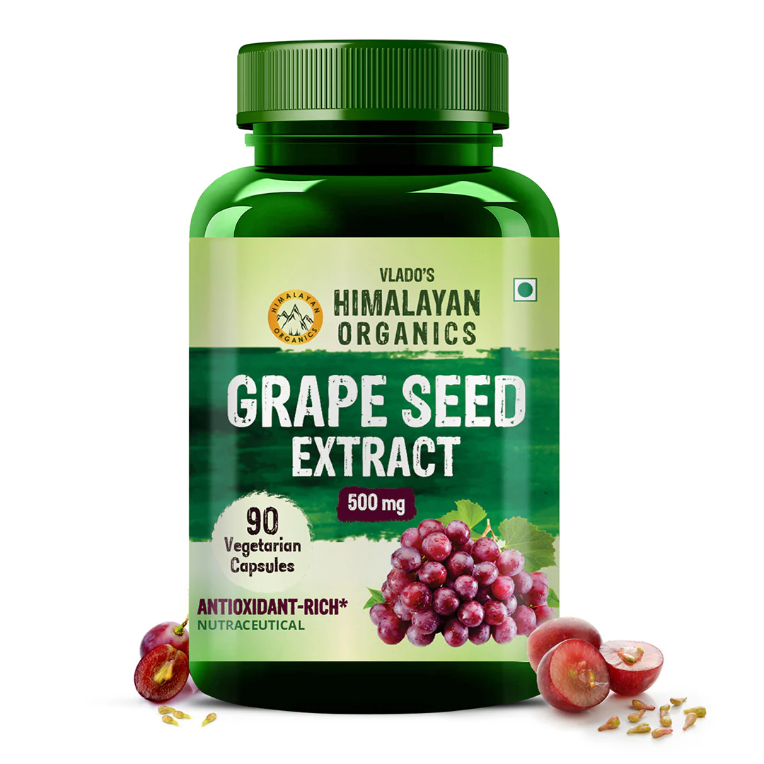 Picture of Vlado's Himalayan Organics Grape Seed Extract Capsules - 90 Veg Caps