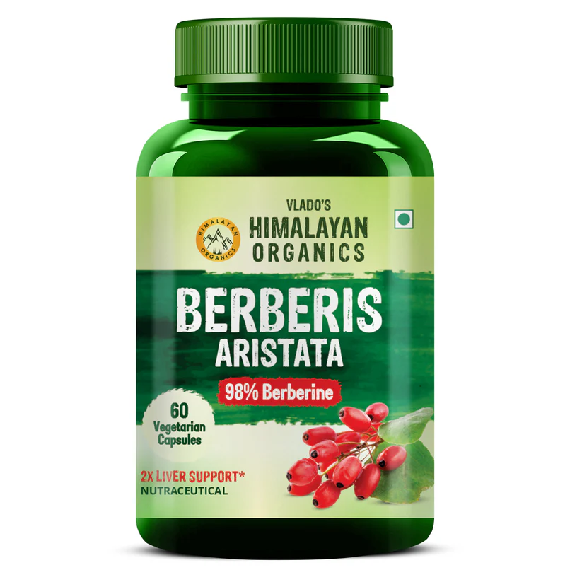 Picture of Vlado's Himalayan Organics Berberis Aristata Capsules - 60 Veg Caps