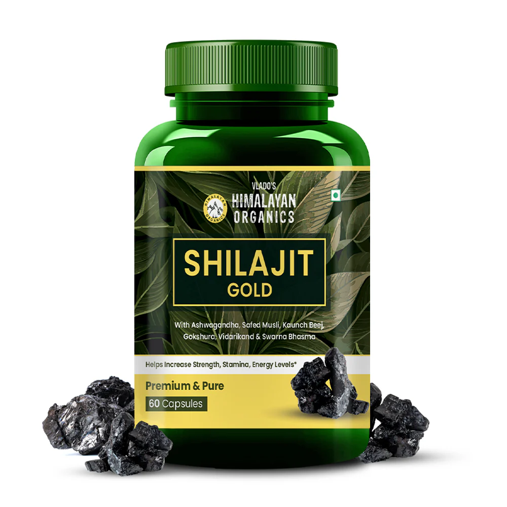 Picture of Vlado's Himalayan Organics Pure SJ Gold Capsules - 60 Caps