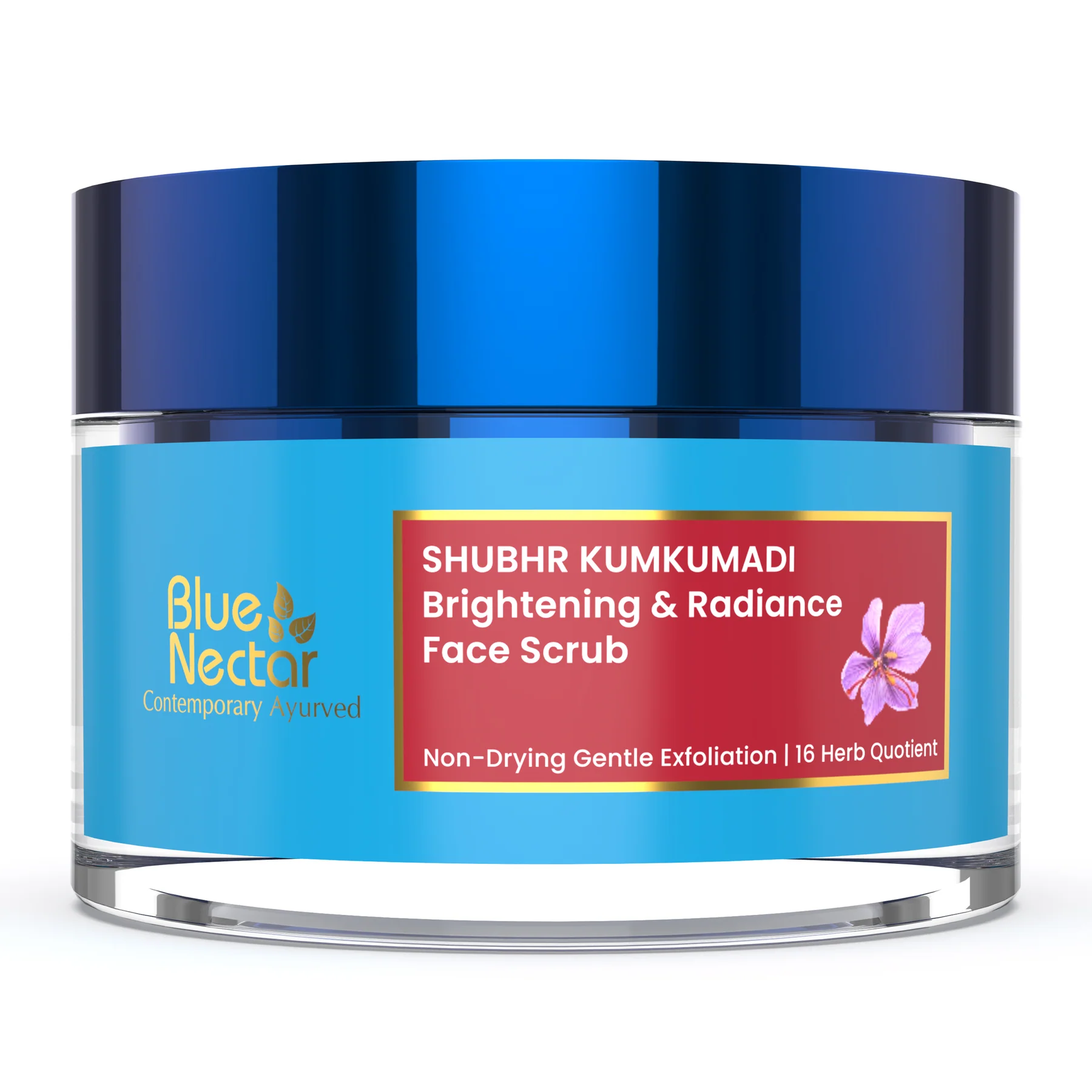 Show details for Blue Nectar Shubhr Kumkumadi Brightening & Radiance Face Scrub - 50 GM Picture of Blue Nectar Shubhr Kumkumadi Brightening & Radiance Face Scrub - 50 GM