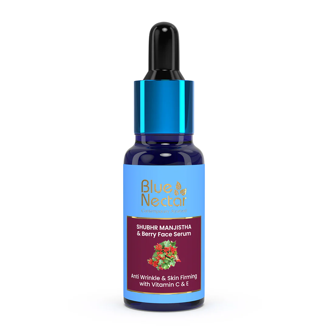 Picture of Blue Nectar Manjistha & Berry Face Serum with Vitamin C & E - 30 ML