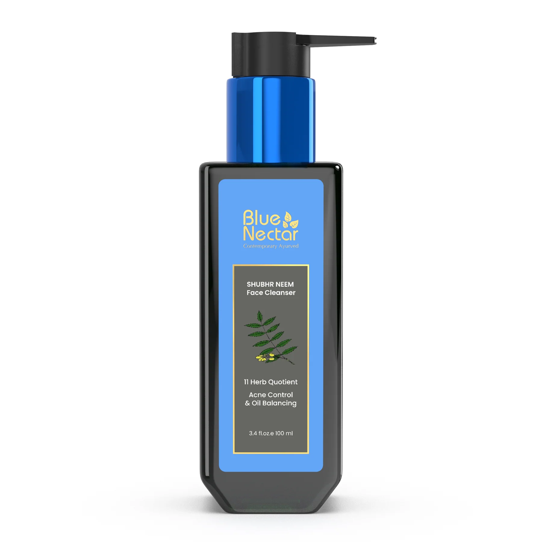 Picture of Blue Nectar Shubhr Acne Face Cleanser with Honey & Neem - 100 ML