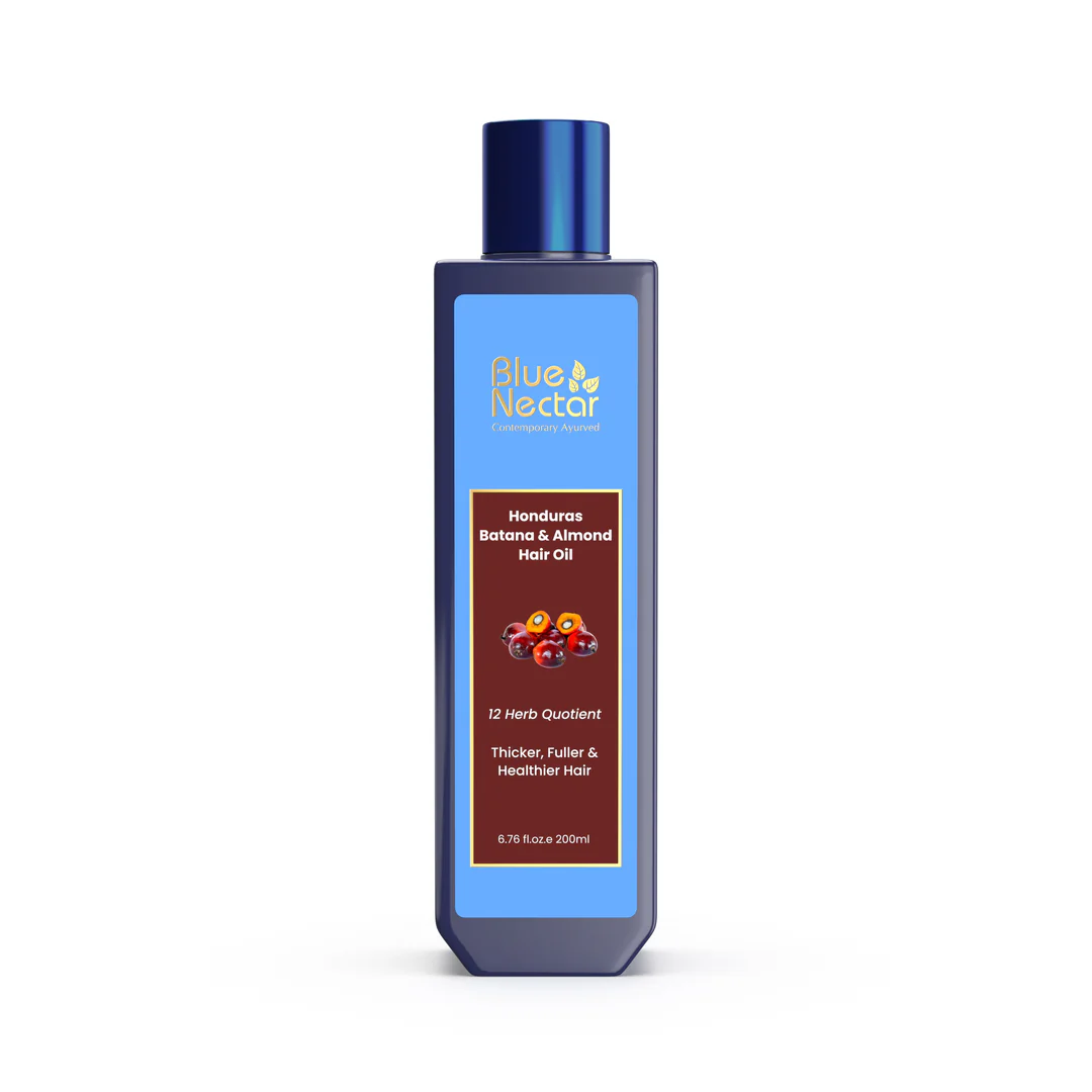 Picture of Blue Nectar Batana Hair Oil For Fuller & Thicker Hair - 200 ML