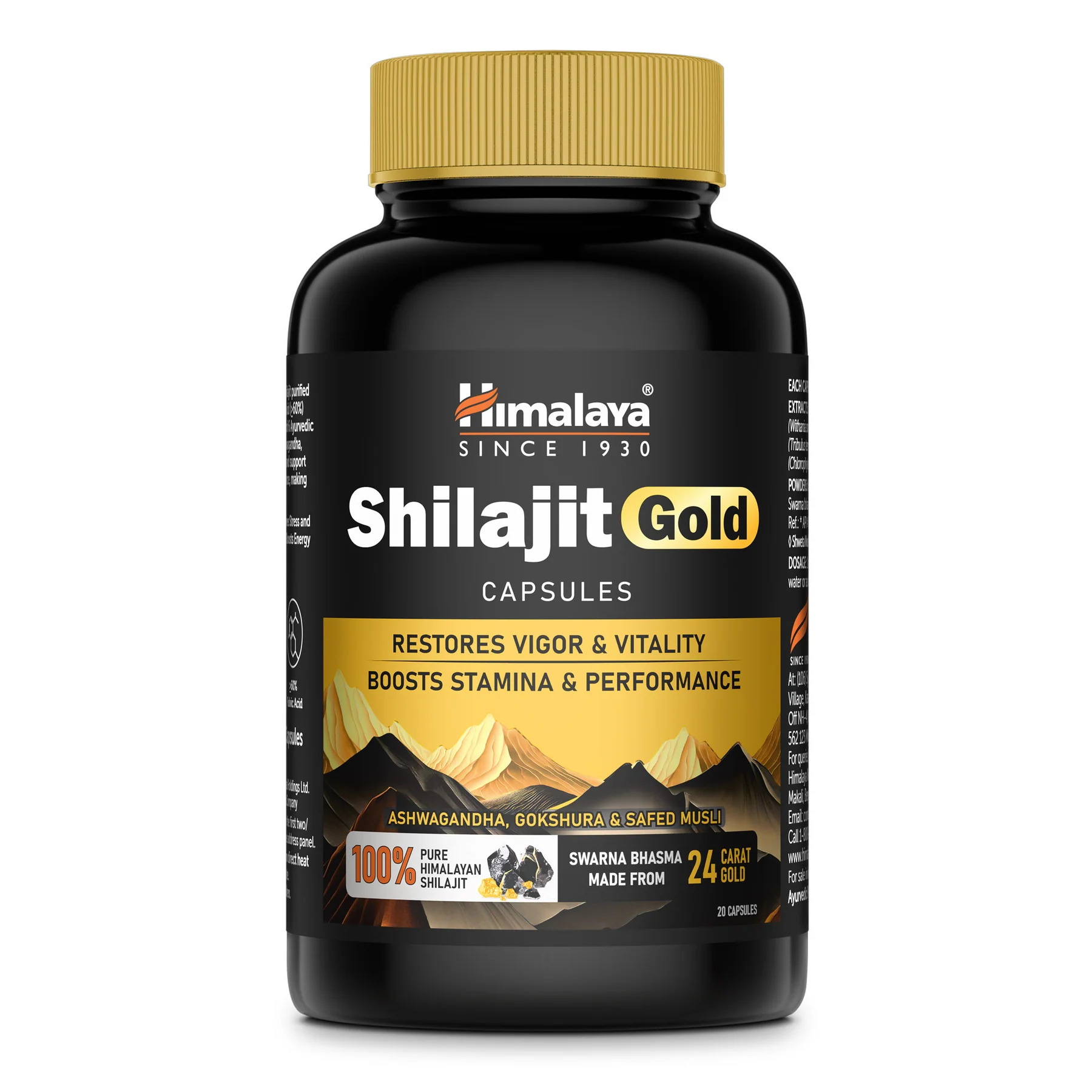Picture of Himalaya Shilajit Gold Capsules - 20 Caps