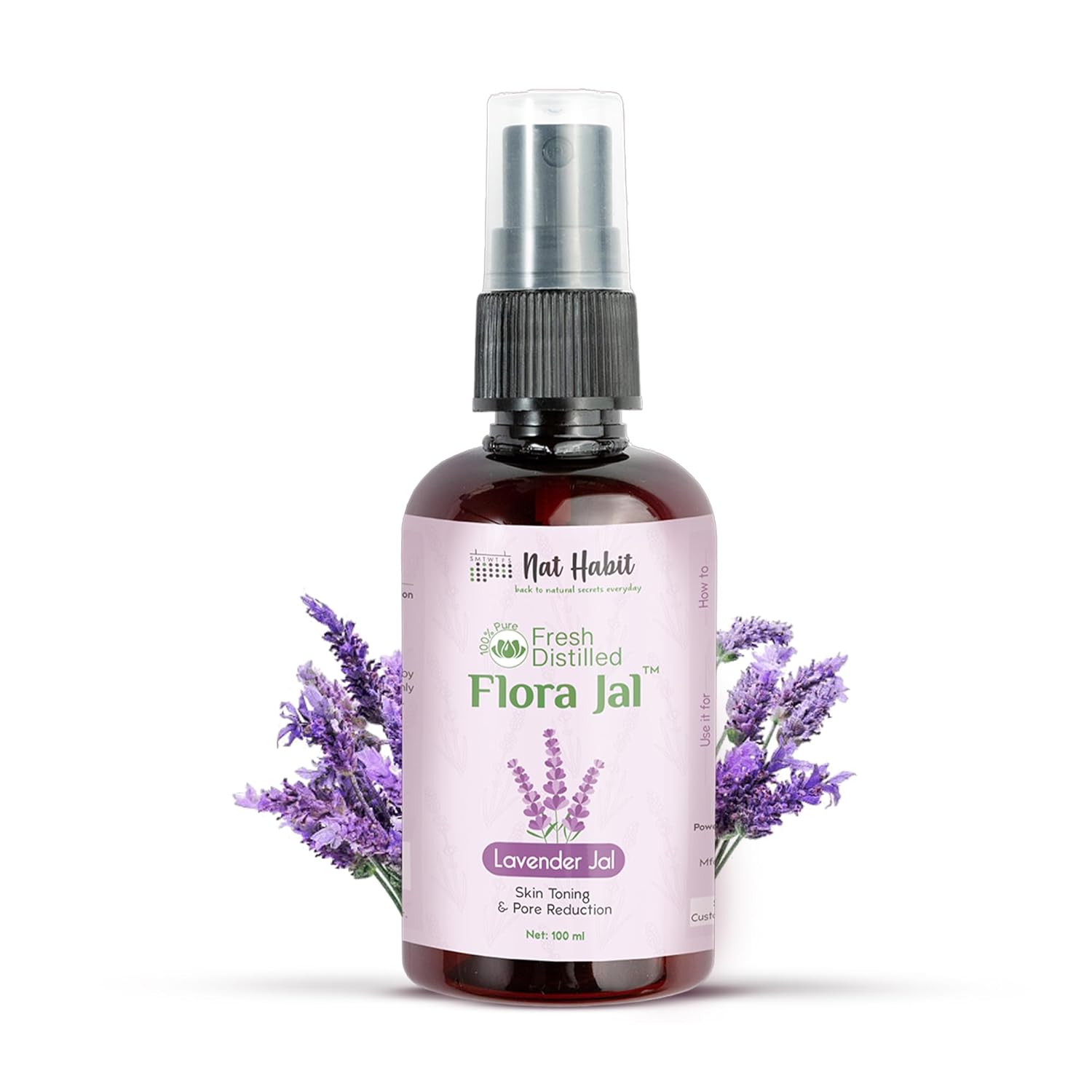 Picture of Nat Habit Pure Fresh Distilled Lavender Flora Jal - 100 ML