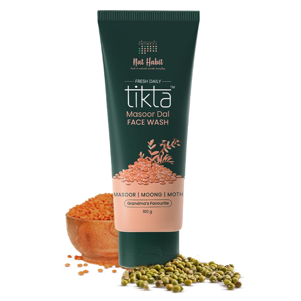Picture of Nat Habit Masoor Dal Tikta Face Wash - 100 GM