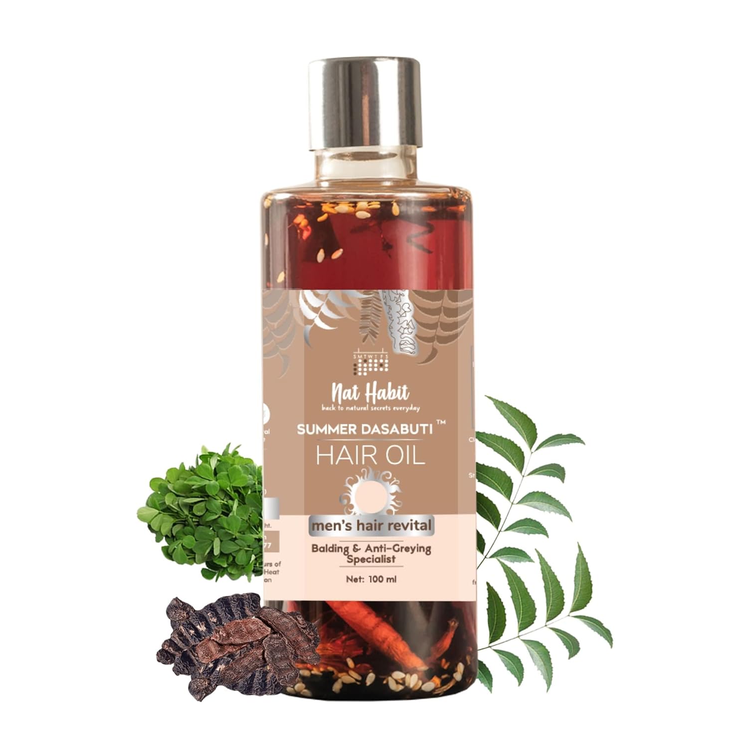 Picture of Nat Habit Men's Revital Summer Hair Oil