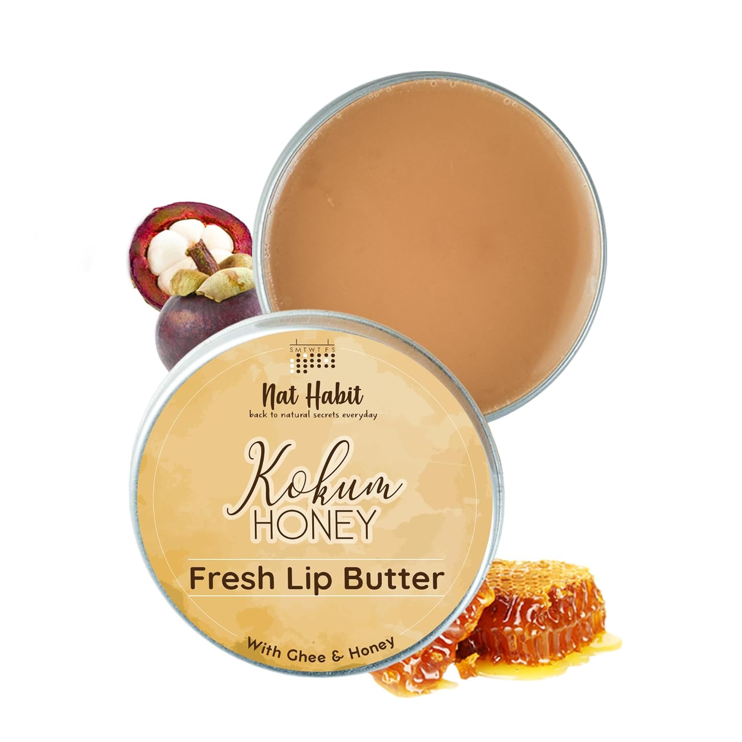 Picture of Nat Habit Kokum Honey Lip Butter - 10 GM