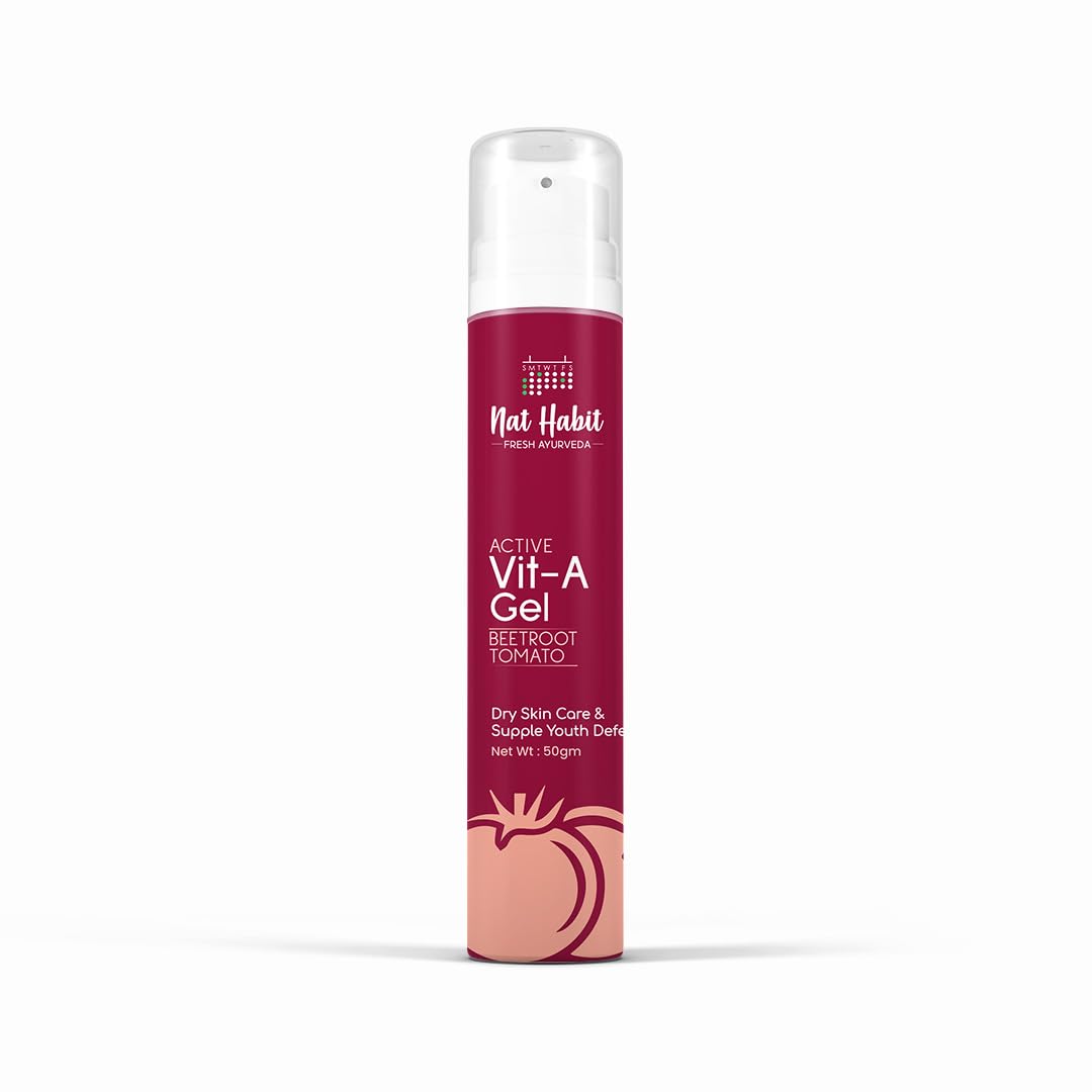 Picture of Nat Habit Active Beetroot Tomato Vitamin A Face Gel - 50 GM