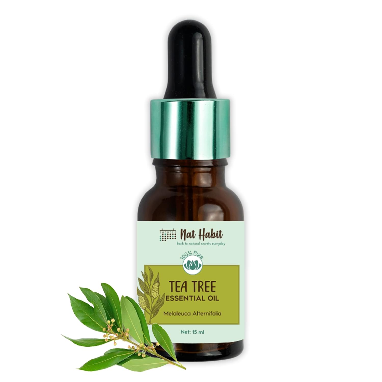 Show details for Nat Habit Tea Tree Essential Oil - 15 ML Picture of Nat Habit Tea Tree Essential Oil - 15 ML