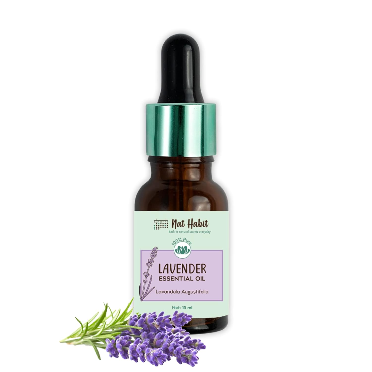 Show details for Nat Habit Lavender Essential Oil For Healthy Hair Growth - 15 ML Picture of Nat Habit Lavender Essential Oil For Healthy Hair Growth - 15 ML