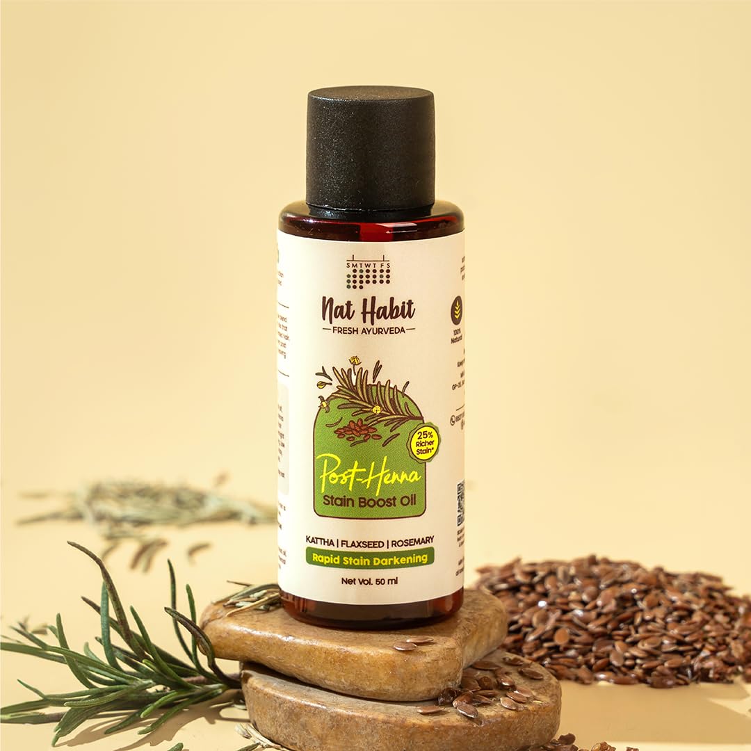 Picture of Nat Habit Post Henna Stain Boost Oil - 50 ML