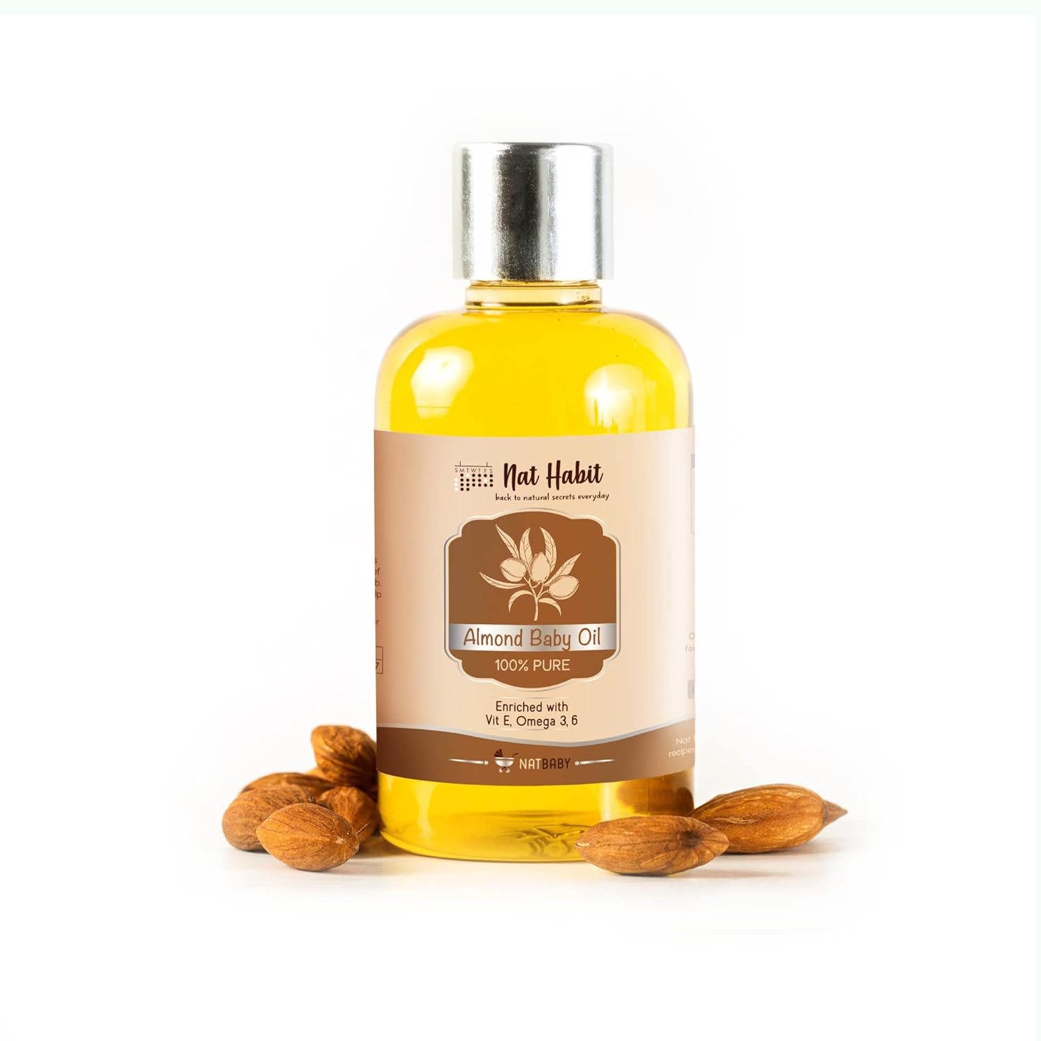 Picture of Nat Habit Pure Almond Baby Oil - 100 ML